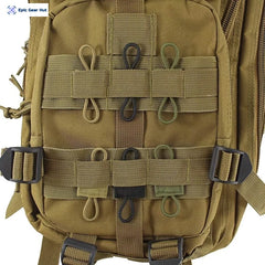 5pcs Tactical Backpack Binding Buckles Elastic Tactical Binding Buckle Carabiner Clip Bags Clasp Cord Fix Gear Elastic Strap