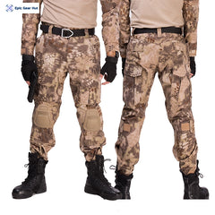 Four Seasons Military Tactical Pants CP Camouflage Black Python Pattern Frog Pants Overalls