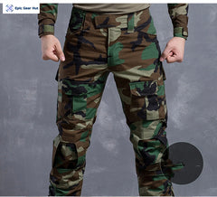 Four Seasons Military Tactical Pants CP Camouflage Black Python Pattern Frog Pants Overalls