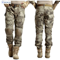 Four Seasons Military Tactical Pants CP Camouflage Black Python Pattern Frog Pants Overalls