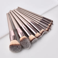 10Pcs Set High Quality Pro Makeup Brush Kit