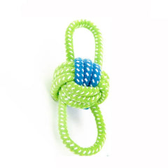 Green Rope Ball Toy for Large Small Dog Cat