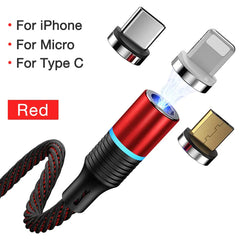 Cafele Newest LED QC3.0 Magnetic USB Cable For iPhone