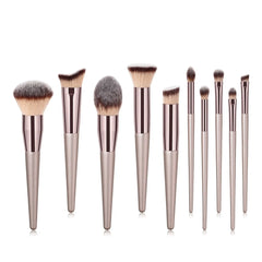 10Pcs Set High Quality Pro Makeup Brush Kit