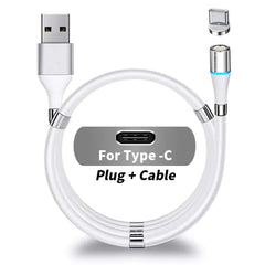 Magnetic 3A Fast Charging Cable - iPhone 12/11 Pro XS X, Samsung S10, Xiaomi