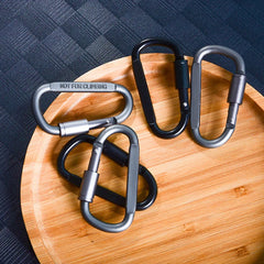 4Pcs Alloy Carabiner Set Outdoor Keychain Clip Camping Key Holder Survival EDC Accessory Tactical Caribiner Hook Karabiners