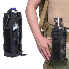 Outdoor Travel Kettle Bag Sport Bag Tactical Molle Water Bottle PouchCanteen Cover Holster EDC Multifunctional Bottle Pouch