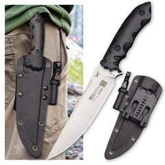 American multifunctional M390 hunting Straight Knife, Jungle Camping tactical straight knife, G10 handle outdoor survival knife