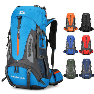 70L Camping Backpack Hiking Waterproof Travel Bags for Men Women Outdoor Trekking Rucksack Climbing Bag