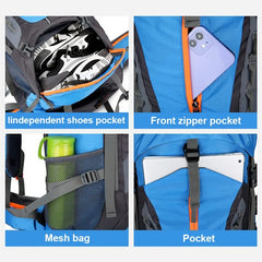 70L Camping Backpack Hiking Waterproof Travel Bags for Men Women Outdoor Trekking Rucksack Climbing Bag