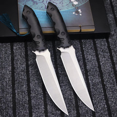 American multifunctional M390 hunting Straight Knife, Jungle Camping tactical straight knife, G10 handle outdoor survival knife