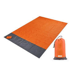 "Waterproof Pocket Beach Blanket: Portable 2x2.1m Camping Mat