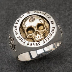 Vintage Skull Rings for Men: Domineering Hip-hop Punk Rock Jewelry